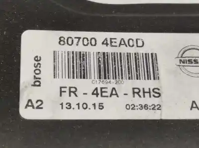 İkinci el araba yedek parçası ön sag pencere regülatörü için nissan qashqai (j11) 1.5 turbodiesel cat oem iam referansları 807004ea0d  