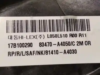 Pezzo di ricambio per auto di seconda mano alzacristalli posteriore sinistro per kia carens ( ) 1.7 crdi cat riferimenti oem iam 83470a4050 83450a4010 dh0620202960