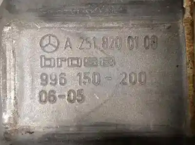 Peça sobressalente para automóvel em segunda mão elevador de vidros traseiro esquerdo por mercedes-benz clase r (w251) 3.0 cdi cat referências oem iam a2518200108 a2517302679 