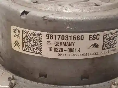 Pezzo di ricambio per auto di seconda mano abs per citroen c-elysée feel riferimenti oem iam 9817031680 10022008814 10091539473