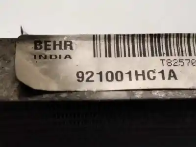 Recambio de automóvil de segunda mano de condensador / radiador aire acondicionado para nissan micra (k13) 1.2 cat referencias oem iam 921001hc1a  