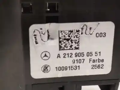 Автозапчастина б/у управління світлом для mercedes-benz clase c (w204) coupe 2.1 cdi cat посилання на oem iam a2129050551 a21290505519107 