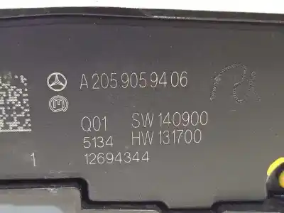 Recambio de automóvil de segunda mano de interruptor para mercedes clase c (w205) familiar c 220 t cdi bluetec (205.204) referencias oem iam a2059059406 2059059406 