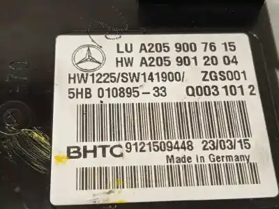 Recambio de automóvil de segunda mano de modulo electronico para mercedes clase c (w205) familiar c 220 t cdi bluetec edition 1 (205.204) referencias oem iam a2059007615 2059007615 