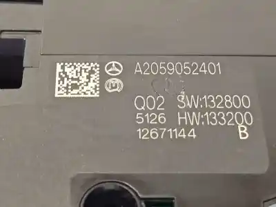 Recambio de automóvil de segunda mano de mando multifuncion para mercedes clase c (w205) familiar c 220 t cdi bluetec edition 1 (205.204) referencias oem iam a2059052401 2059052401 