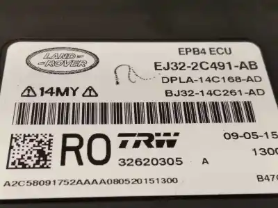 İkinci el araba yedek parçası elektronik modül için land rover range rover evoque (l538) 2.2 d 4x4 oem iam referansları ej322c491ab a2c58091752 32620305