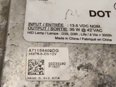 İkinci el araba yedek parçası kontrol ünitesi xenon farlar için land rover range rover evoque (l538) 2.2 d 4x4 oem iam referansları 35xt6ad3 lr025157 bj3213c170aa