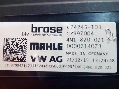 Автозапчасти б/у отопительный двигатель за audi a4 berlina (8w2) 2.0 16v tfsi ссылки oem iam 4m1820021  