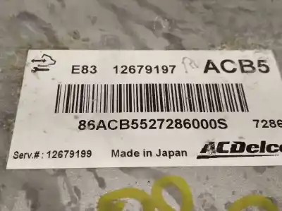 Piesă de schimb auto la mâna a doua unitate de control motor ecu pentru opel corsa e selective referințe oem iam 12679197  