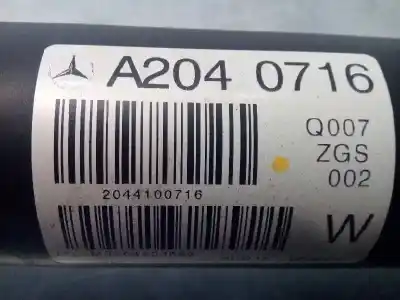 Автозапчастина б/у центр трансмісії для mercedes-benz clase c (w204) coupe 2.1 cdi cat посилання на oem iam a2044100716 2044100716 a2040716