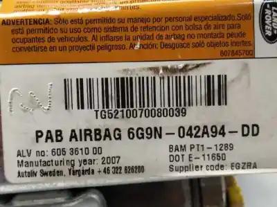 İkinci el araba yedek parçası ön sag hava yastigi için land rover freelander (lr2) 2.2 td4 cat 150 cv / 110 kw oem iam referansları 6g9n042a94dd lr004887 