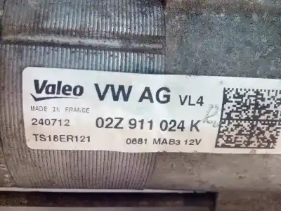 İkinci el araba yedek parçası motor çalisiyor için seat ibiza (6j5) reference oem iam referansları 02z911024k ts18er121 