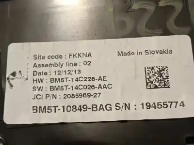 Peça sobressalente para automóvel em segunda mão quadrante por ford focus turn. 1.0 ecoboost cat referências oem iam bm5t10849bag  5580299