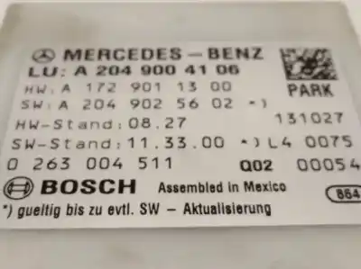 Автозапчастина б/у електронний модуль для mercedes-benz clase c (w204) c 200 cdi (204.001) посилання на oem iam a2049004106  