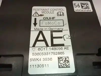 Recambio de automóvil de segunda mano de centralita airbag para ford transit combi ´06 ft 280 corto referencias oem iam 6c1t14b056ae 5wk43536 1495982