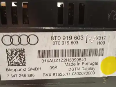Автозапчасти б/у многофункциональный дисплей за audi a5 coupe (8t) 2.0 16v tfsi ссылки oem iam 8t0919603 7647268380 