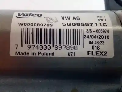Автозапчастина б/у двигатель заднього склоочисника для seat ateca (kh7, khp) 1.6 tdi посилання на oem iam 5g0955711c w000089789 