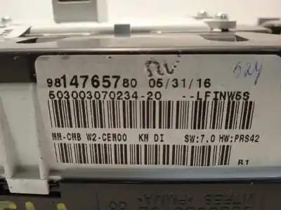 Peça sobressalente para automóvel em segunda mão quadrante por peugeot 508 allure referências oem iam 9814765780 503003070234 