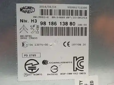 Second-hand car spare part electronic module for peugeot 508 allure oem iam references 9818613880  1617859380