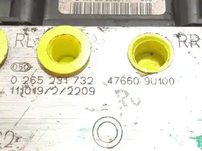 Pezzo di ricambio per auto di seconda mano abs per nissan note (e11e) 1.5 dci turbodiesel cat riferimenti oem iam 476609u100 0265231732 0265800518