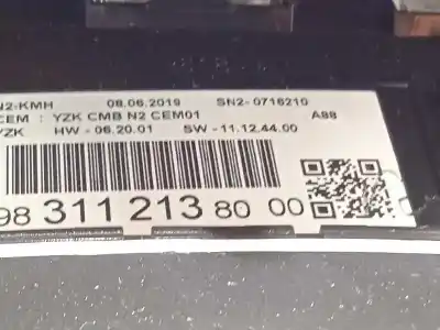 Second-hand car spare part dashboard for citroen c3 aircross ii (2r_, 2c_) 1.5 bluehdi 120 (2cyhxx) oem iam references 9831121380  