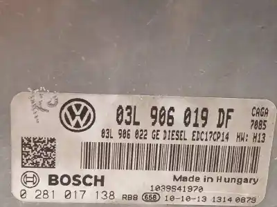 Second-hand car spare part ecu engine control for seat exeo st (3r5) 2.0 tdi oem iam references 03l906019df 0281017138 03l906022ge