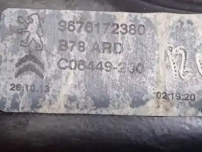 Автозапчастина б/у регулятор скла заднього правого для citroen c4 grand picasso intensive посилання на oem iam 9676172380 9675288180 