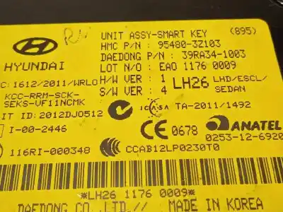 Second-hand car spare part electronic module for hyundai i40 style oem iam references 954803z103  