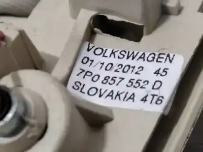 Автозапчастина б/у правильний натір для volkswagen touareg (7p5) 3.0 v6 tdi посилання на oem iam 7p0857552d 7p0857552d4t6 