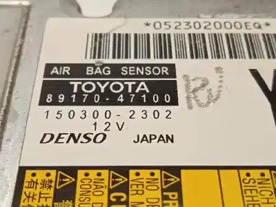 Автозапчасти б/у блок управления подушками безопасности за toyota prius (nhw30) 1.8 16v cat ссылки oem iam 8917047100 1503002302 