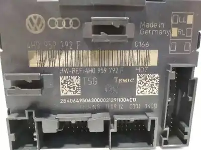 Автозапчастина б/у блок управління комфортом для volkswagen touareg (7p5) 3.0 v6 tdi посилання на oem iam 4h0959792f  