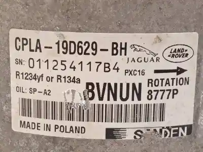 Автозапчасти б/у компрессор кондиционера воздуха за land rover evoque 2.0 turbo cat ссылки oem iam cpla19d629bh  lr112585