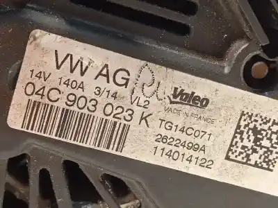 Second-hand car spare part alternator for seat leon (5f1) fr oem iam references 04c903023k tg14c071 2622499a