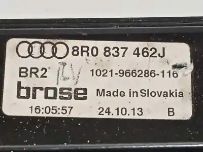 Автозапчасти б/у регулятор стекла переднего правого за audi q5 (8r) 2.0 16v tdi clean diesel ссылки oem iam 8r0837462j 8k0959802b 