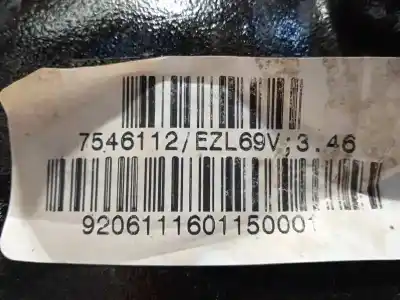 Second-hand car spare part front differential for bmw x3 (e83) 3.0d oem iam references 7546112  31507500799