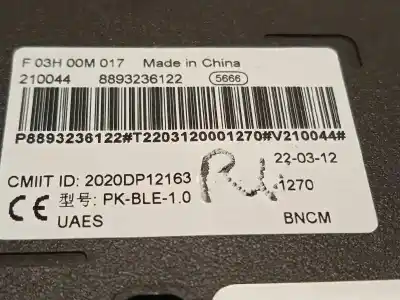 Автозапчастина б/у електронний модуль для lynk & co 01 phev посилання на oem iam 8893236122  