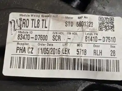 Автозапчастина б/у регулятор склона задній лівий для hyundai tucson (tl, tle) 2.0 crdi посилання на oem iam 83470d7600 81410d7510 83450d7000