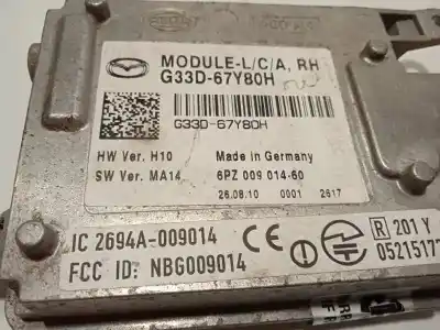 Автозапчасти б/у электронный модуль за mazda cx-7 (er) 2.2 mzr-cd awd (er10a) ссылки oem iam g33d67y80h  