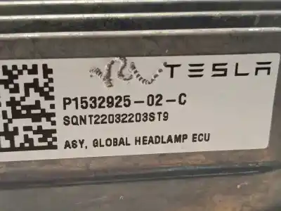 Second-hand car spare part right led control unit for tesla model 3 rwd * oem iam references 153292502c  