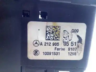 Автозапчастина б/у управління світлом для mercedes-benz clase b (w246) b 200 cdi (246.208) посилання на oem iam a2129050551 a21290505519107 