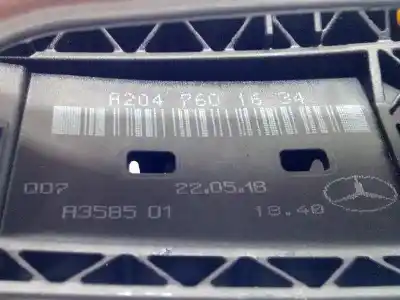 Автозапчастина б/у завнішня ручка задня права для mercedes-benz clase b (w246) b 200 cdi (246.208) посилання на oem iam a2047601634 a20476002707787 