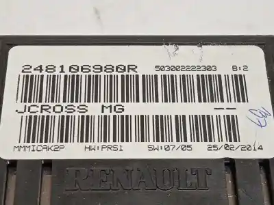 Автозапчастина б/у панель інструментів для renault scenic iii 1.5 dci diesel fap посилання на oem iam 248106980r  