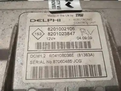 Second-hand car spare part ecu engine control for dacia logan mcv (ks_) 1.5 dci (ks0w) oem iam references 8201002106 r0410b036e 
