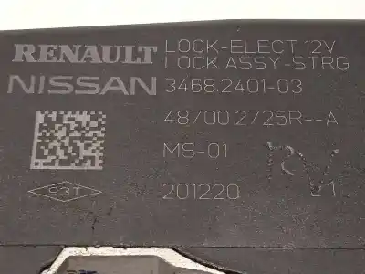 Second-hand car spare part ignition switch for renault kadjar 1.3 tce oem iam references 487002725r 3468240103 