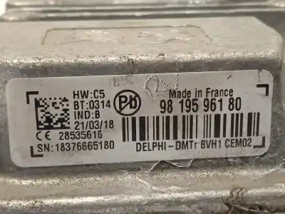 Recambio de automóvil de segunda mano de modulo electronico para citroen c3 feel edition referencias oem iam 9819596180  