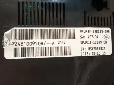 Peça sobressalente para automóvel em segunda mão quadrante por renault clio v zen referências oem iam 248100950r p248100950r 