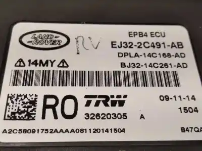 Автозапчастина б/у електронний модуль для land rover range rover evoque (l538) 2.2 d 4x4 посилання на oem iam ej322c491ab a2c58091752 32620305