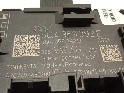 Автозапчасти б/у блок управления комфортом за seat leon (5f1) 1.6 tdi ссылки oem iam 5q4959392e  