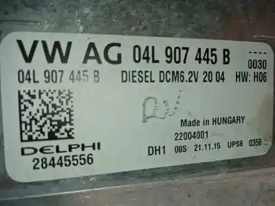 Автозапчасти б/у блок управления двигателем за seat leon (5f1) 1.6 tdi ссылки oem iam 04l907445b 28445556 