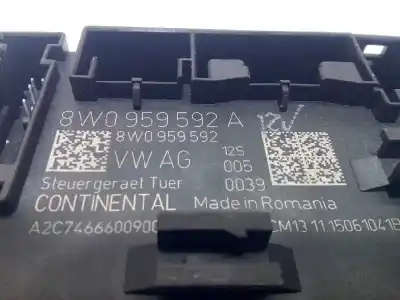 Second-hand car spare part comfort module for audi a4 berlina (8w2) 2.0 16v tdi oem iam references 8w0959592a  